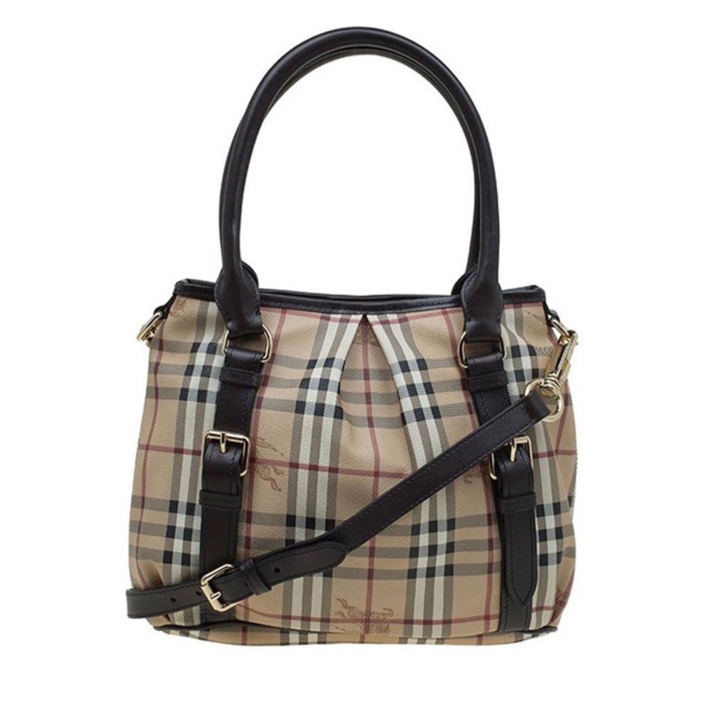 Burberry Haymarket Check Tote, Large
